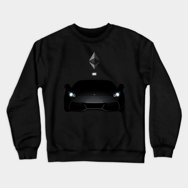 Ethereum Lambo Crewneck Sweatshirt by mangobanana